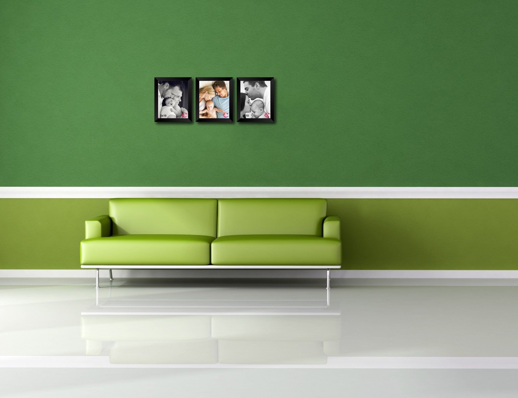 Memory Wall Collage Photo Frame Set of 3 individual photo frames Kafalo