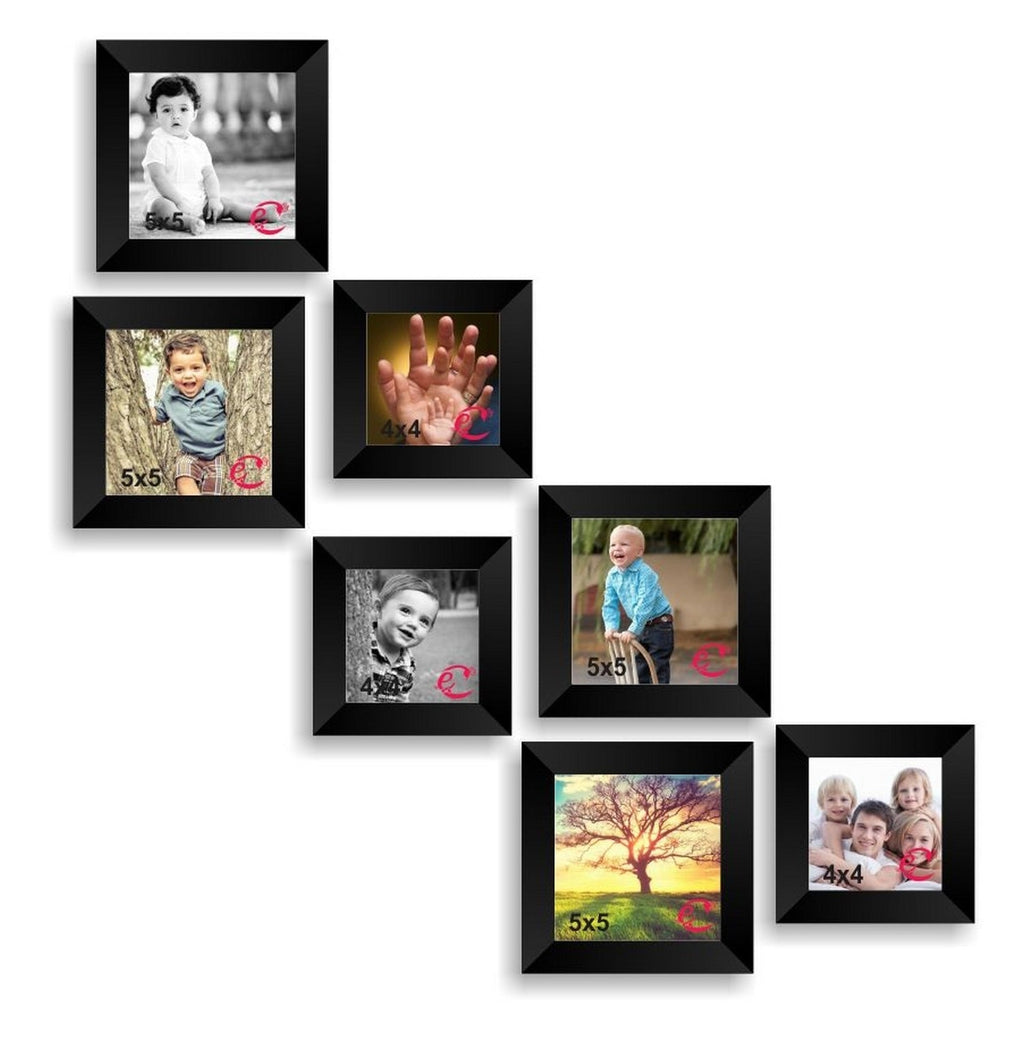 Memory Wall Collage Photo Frame Set of 7 individual photo frames Kafalo