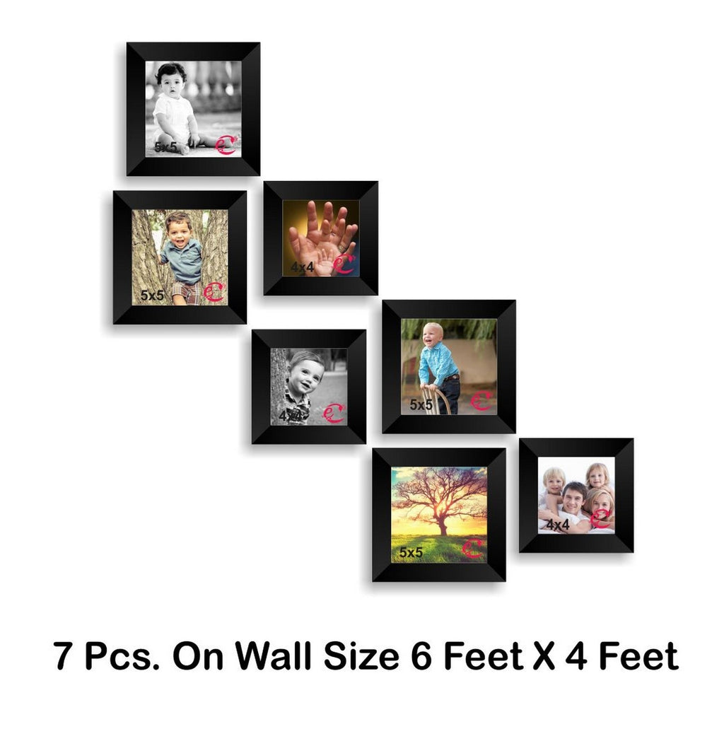 Memory Wall Collage Photo Frame Set of 7 individual photo frames Kafalo