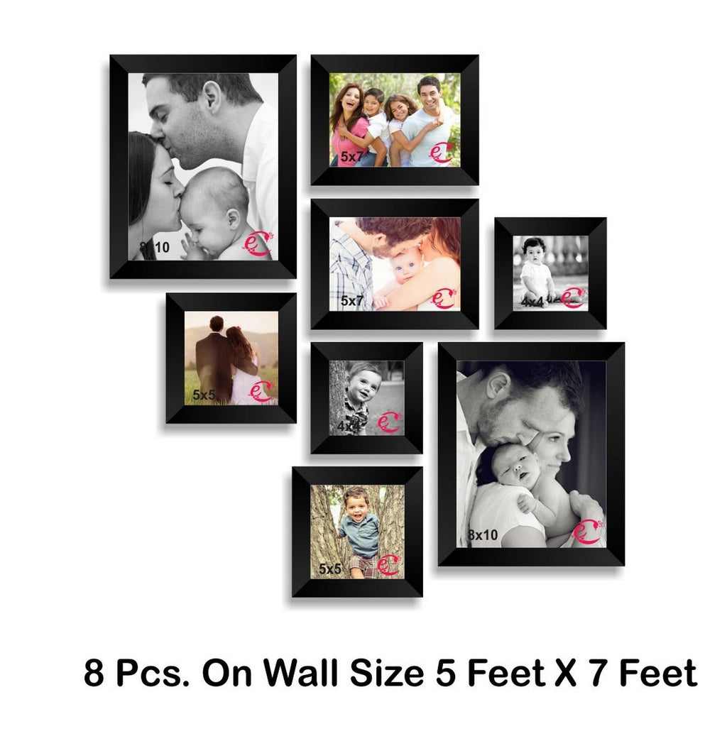 Memory Wall Collage Photo Frame Set of 8 individual photo frames Kafalo