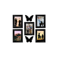 Memory Wall Collage Photo Frame - Set of 5 Photo Frames for 5 Photos of 5"x7", 2 Pieces of BUTTERFLIES Kafalo