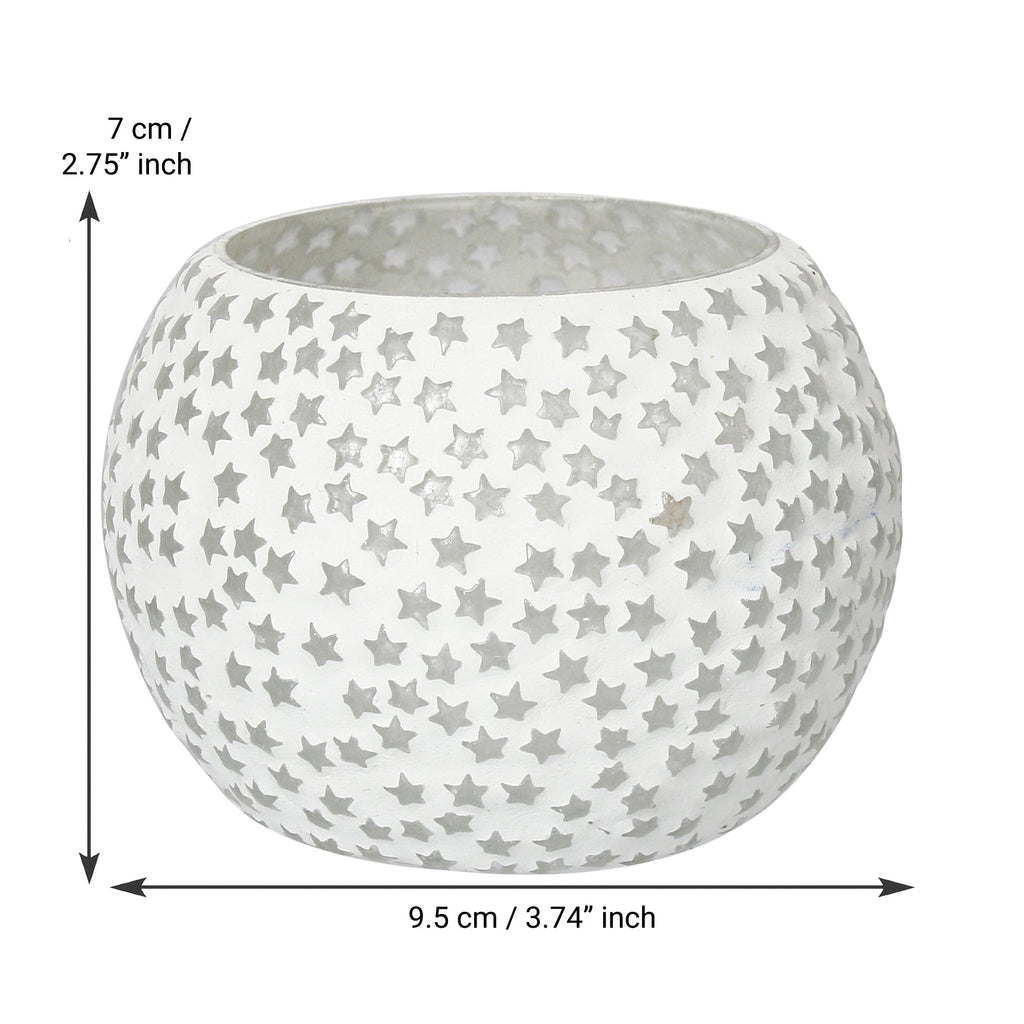 Mosaic Glass Decorative Tea Light Holder/Diya Kafalo
