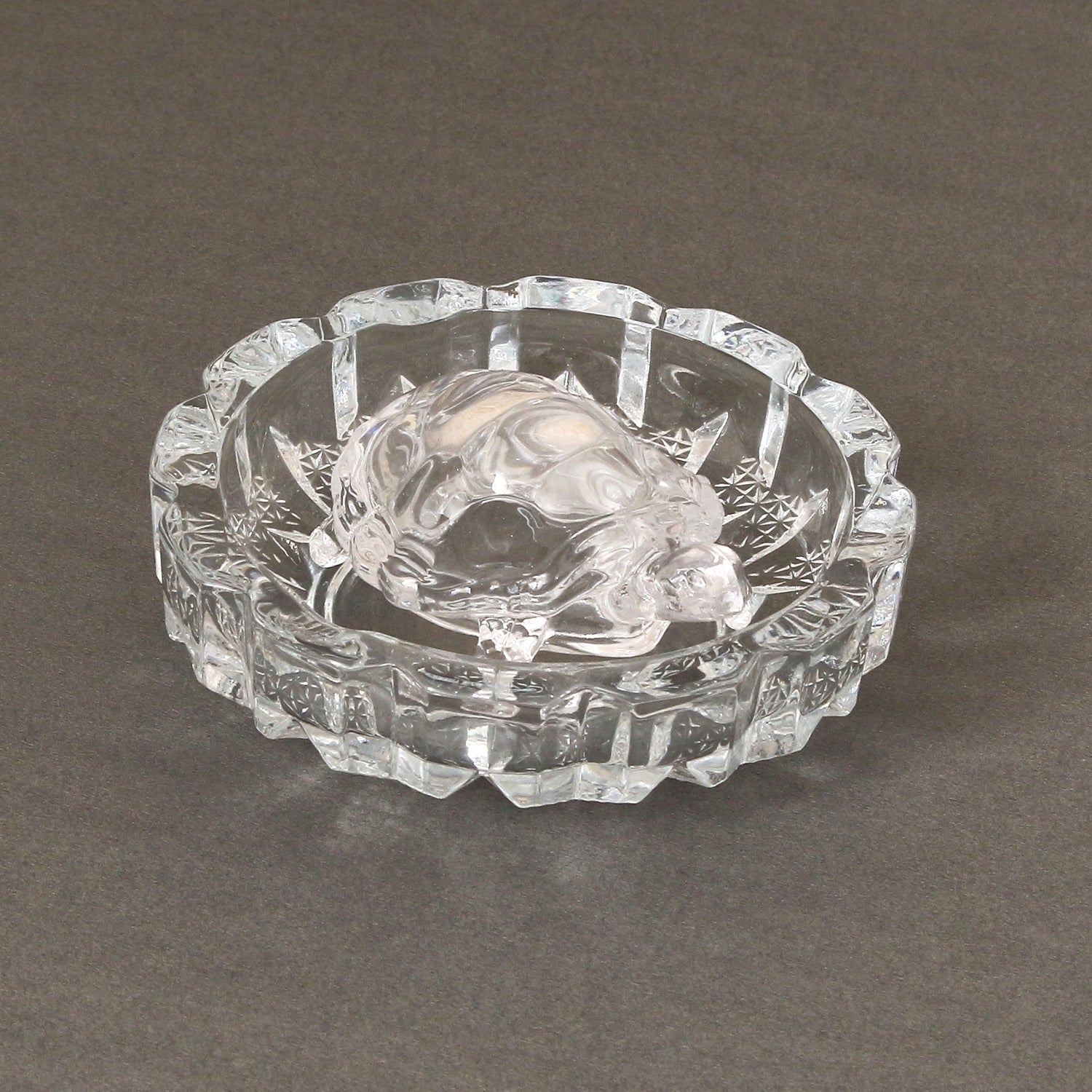 Decorative Feng-Shui White Crystal tortoise statue with Plate for Office Desks and Home Kafalo
