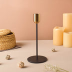 Glossy Black Candle Stand Large Nestasia