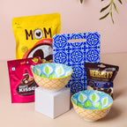 Mandala Bowl And Trivet Gift Hamper Set Of 5 Nestasia