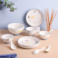 Patterned Soup Bowl Set For 4 Nestasia