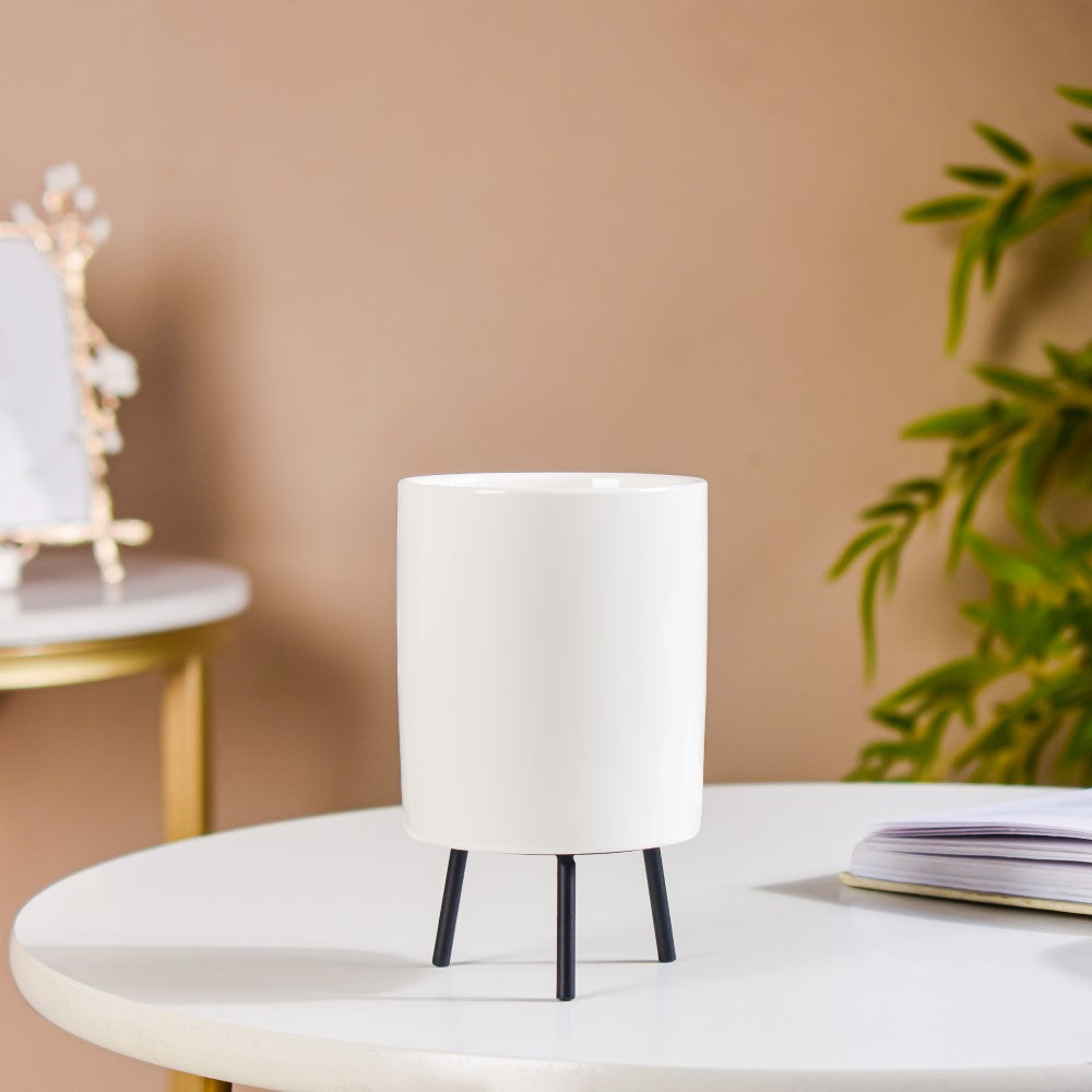 White Porcelain Table Planter Nestasia