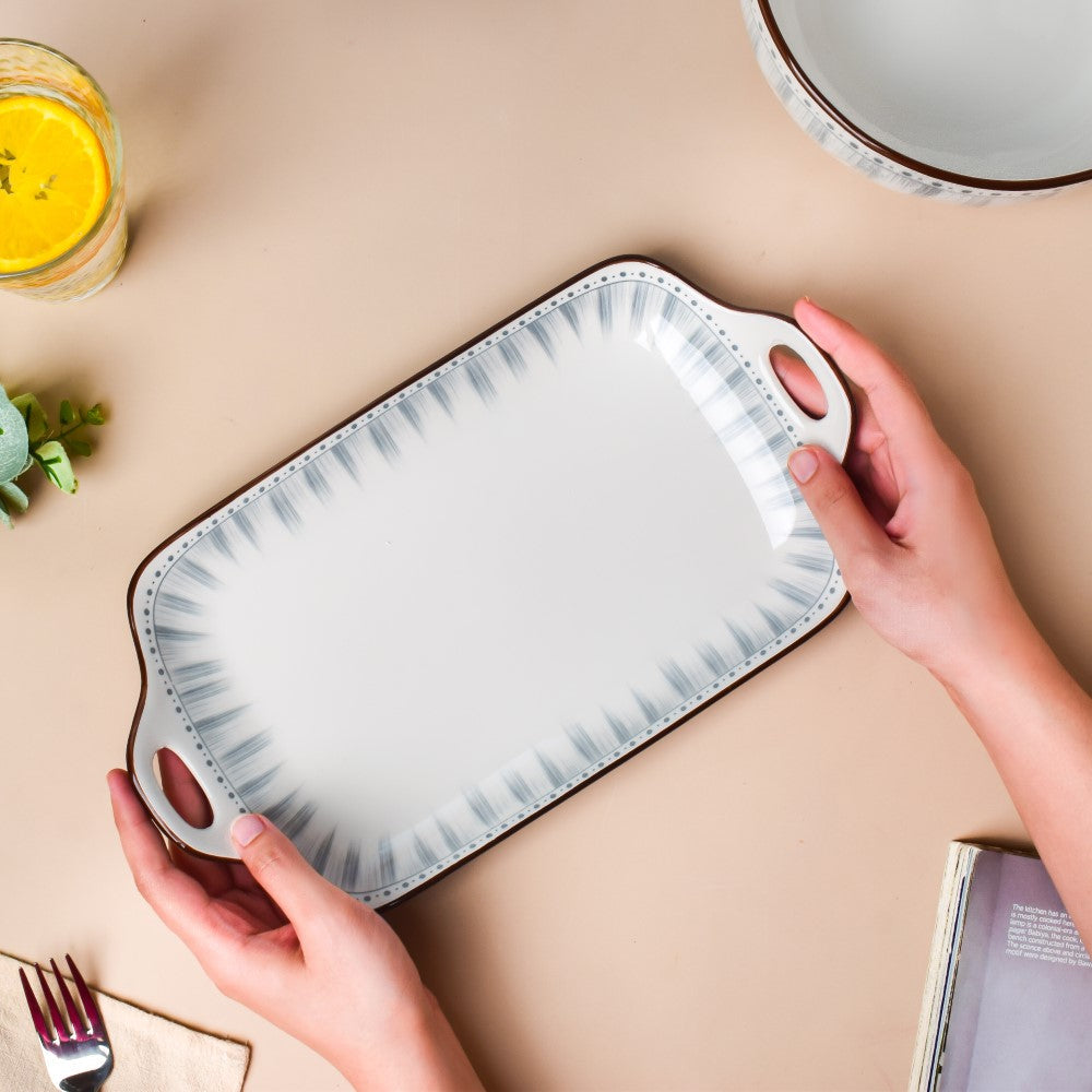 Dainty Patterned Baking Dish 11.5 Inch 250 ml Nestasia