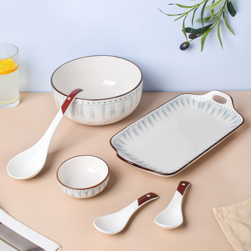 Dainty Patterned Baking Dish 11.5 Inch 250 ml Nestasia