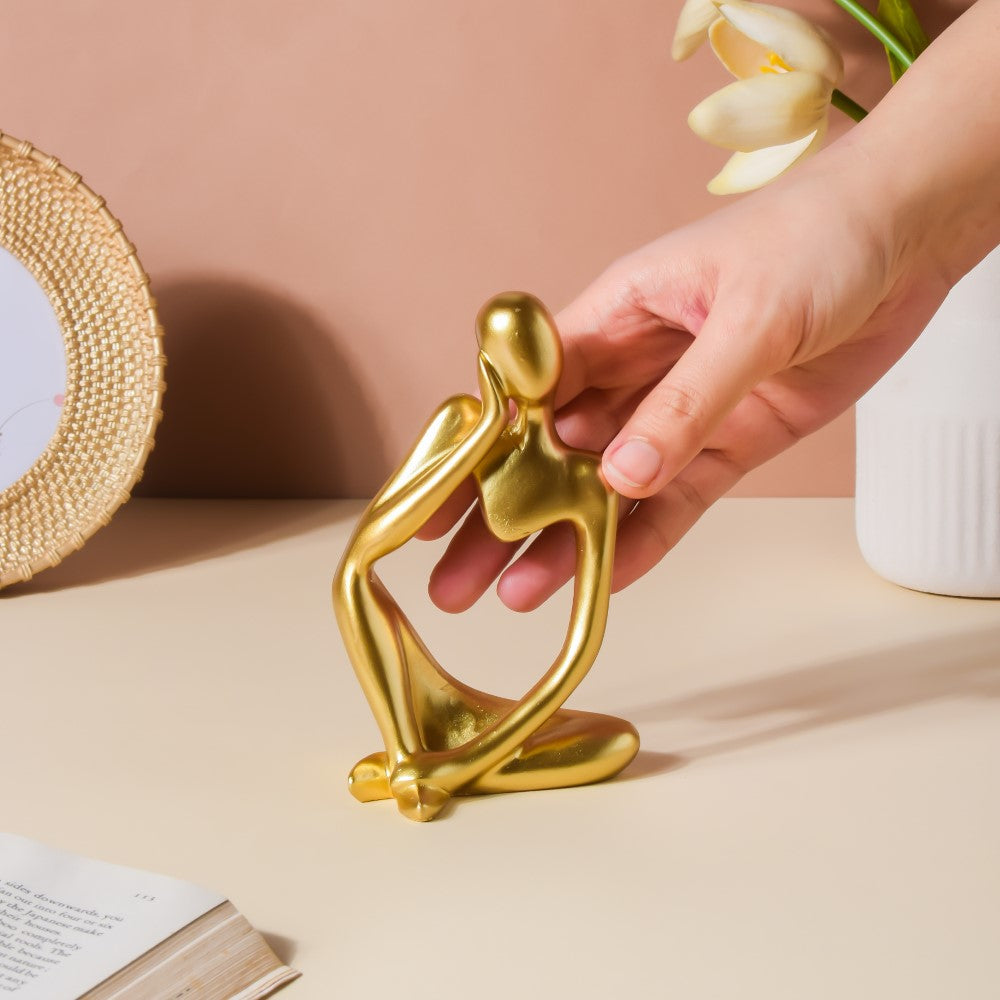 Gold Sitting Showpiece Nestasia