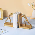 Muscular Men Book Rest Gold 6.5 Inch Nestasia