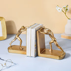 Muscular Men Book Rest Gold 6.5 Inch Nestasia