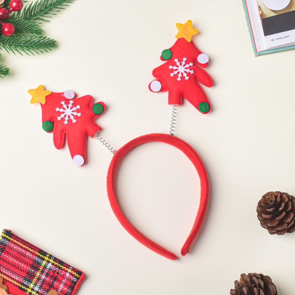 Christmas Tree Hairband Red Nestasia