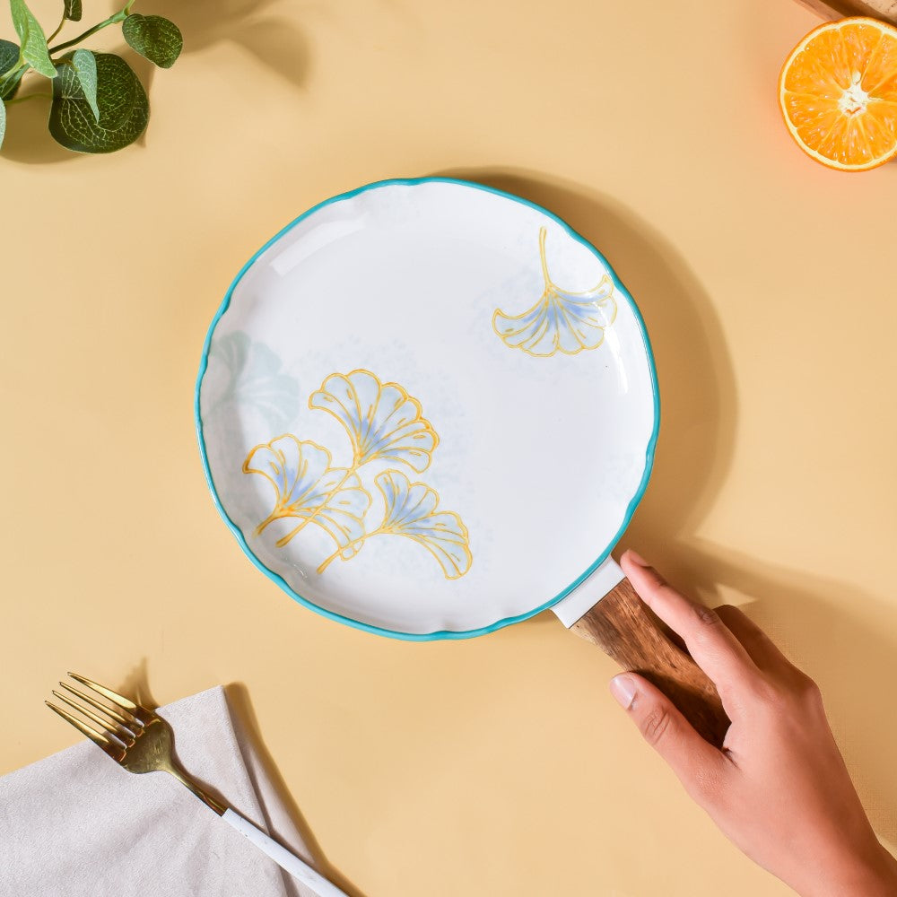 Circular Bbq Floral Plate Large Nestasia