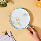 Circular Bbq Floral Plate Large Nestasia