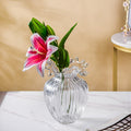 Wave Glass Flower Vase Large 8 Inch Nestasia