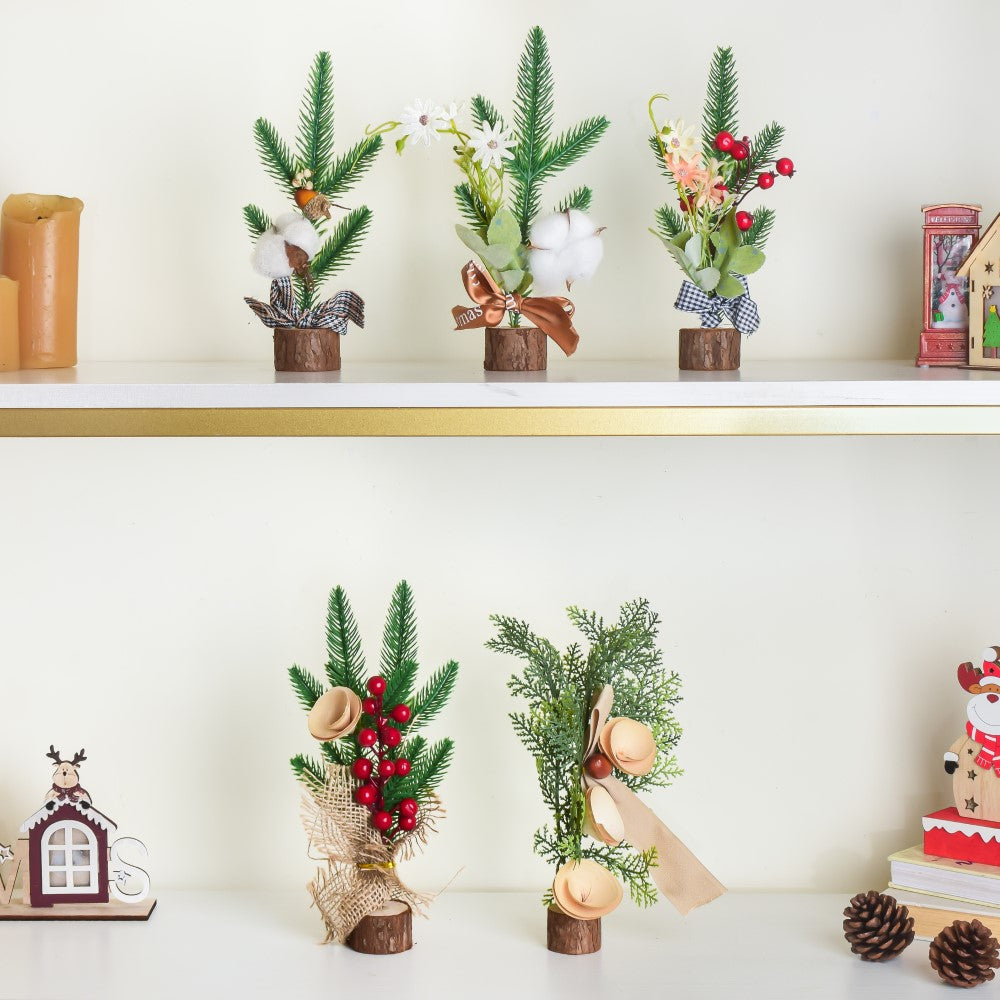 Acorn Cotton Christmas Table Decor 10 Inch Nestasia