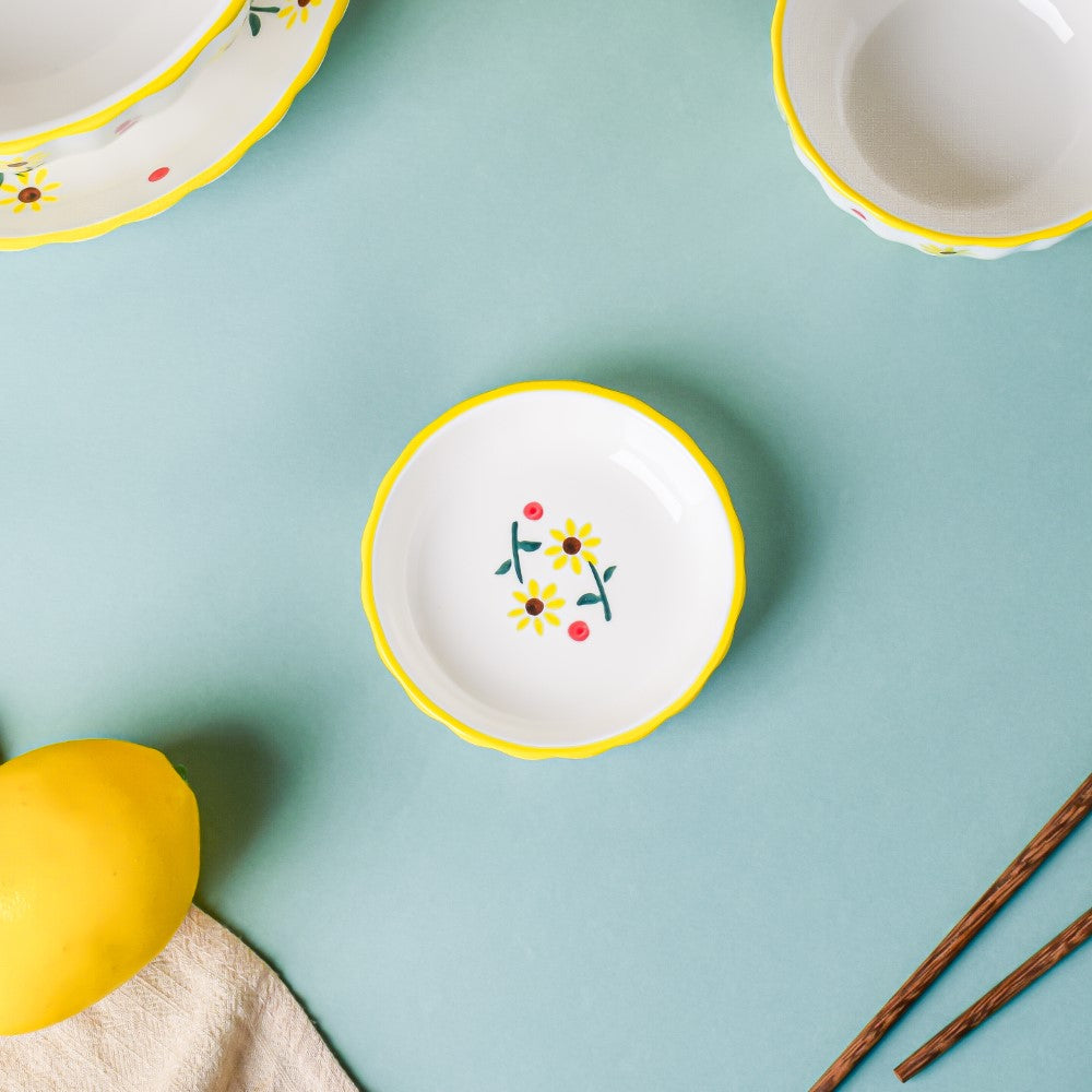 Sunflower 11 Piece Dinner Set For 2 Nestasia