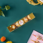 Sweet Sentiments Rakhi Hamper Set Of 3 Nestasia