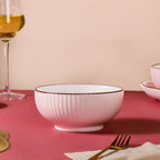Dune Textured Serving Bowl Pink 650 ml Nestasia