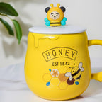 Honey Bee Coffee Mug Yellow 350 ml Nestasia