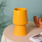 Aureolin Ceramic Matte Vase Yellow Nestasia