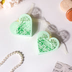 Mint Green Heart Paper Gift Box Set of 20 Nestasia