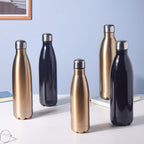 Stainless Steel Water Bottle Gold 500ml Nestasia