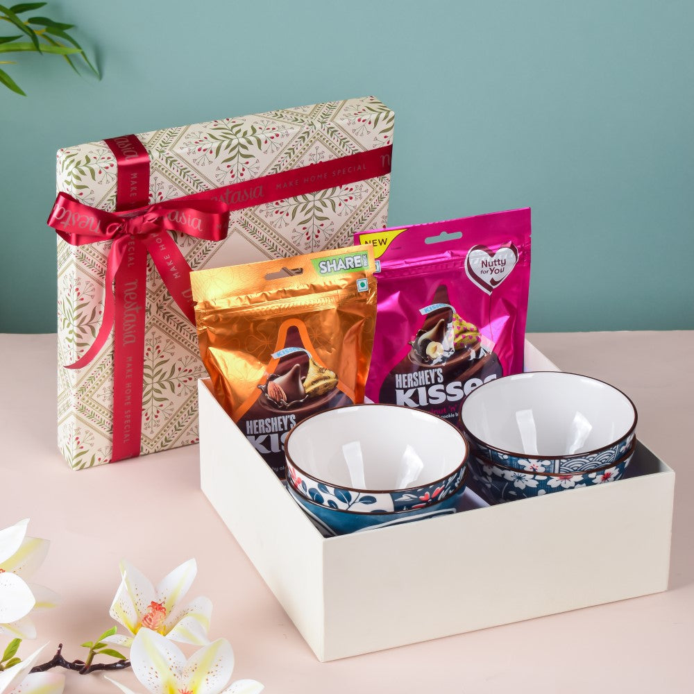 Oriental Bowls Gift Hamper Set Of 6 Nestasia