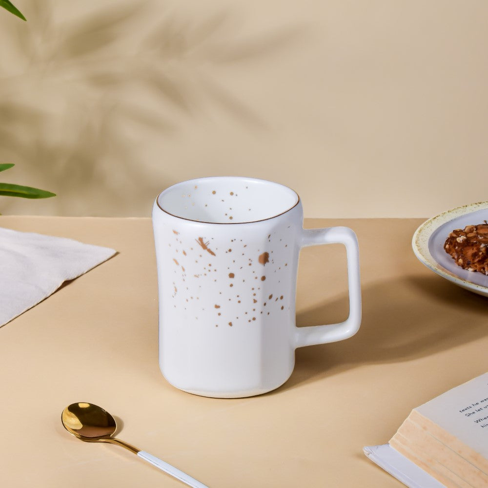 Cara Ceramic White Mug Nestasia