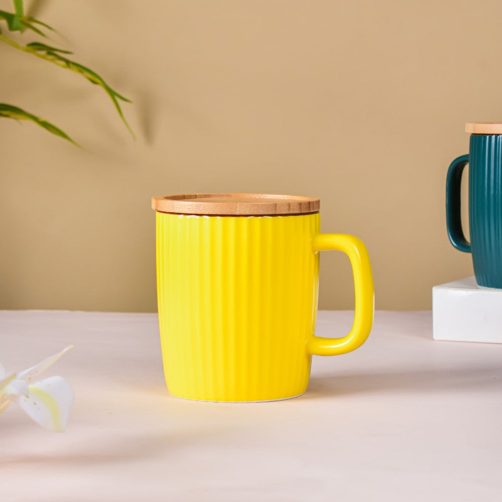 Vibrant Ceramic Mugs Gift Hamper Set Of 5 Nestasia