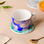 Havanna Ceramic Cup With Coaster 200 ml Nestasia