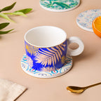 Havanna Ceramic Cup With Coaster 200 ml Nestasia