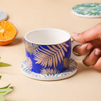Havanna Ceramic Cup With Coaster 200 ml Nestasia