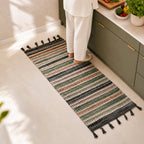 Boho Tassel Cotton Runner Mat 130x50cm Nestasia