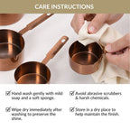 Cafecore Bronze Measuring Cups Set Of 4 Nestasia