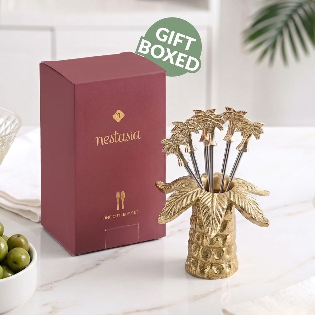 Palm Tree Cocktail Pick Set Of 7 Nestasia