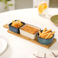 Stoneware Ceramic Serving Set Of 4 Nestasia