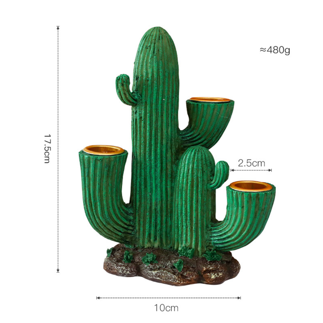 Cactus Candle Holder Nestasia