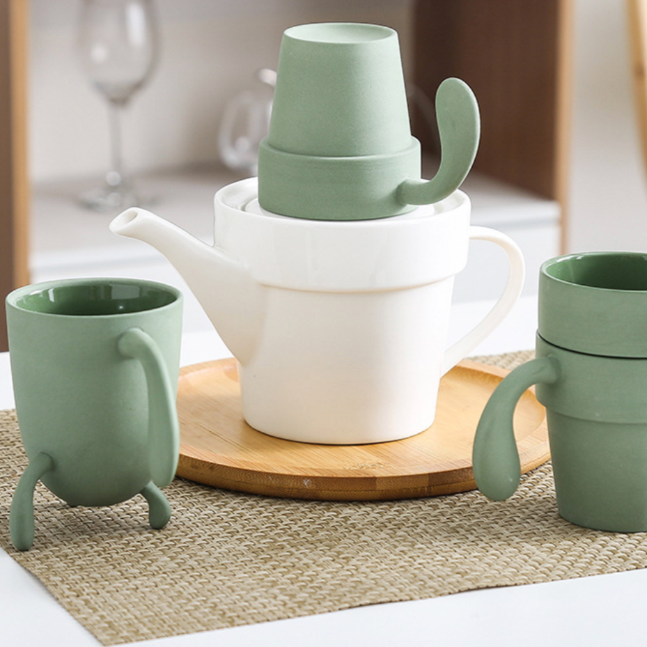 Cactus Teapot Set Nestasia