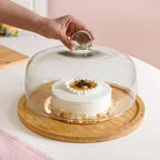 Cake Stand With Glass Cloche 11 Inch Nestasia