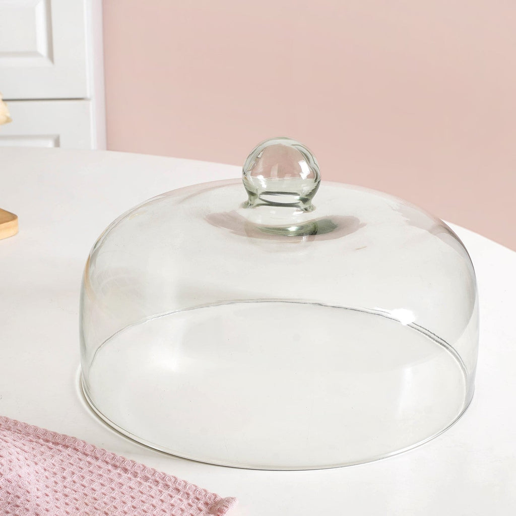 Cake Stand With Glass Cloche 11 Inch Nestasia