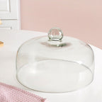 Cake Stand With Glass Cloche 11 Inch Nestasia