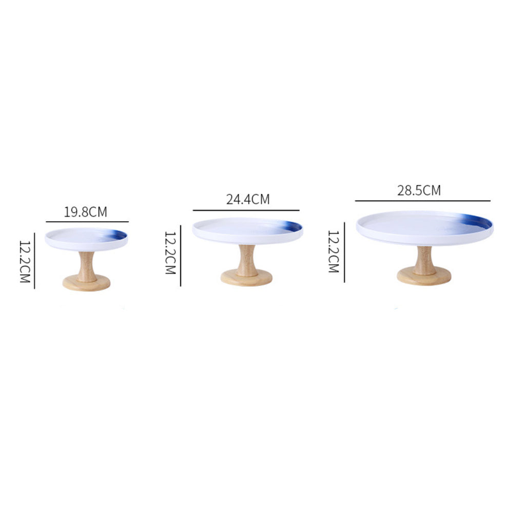 Cake Stand Blue And White 9.5 Inch Nestasia