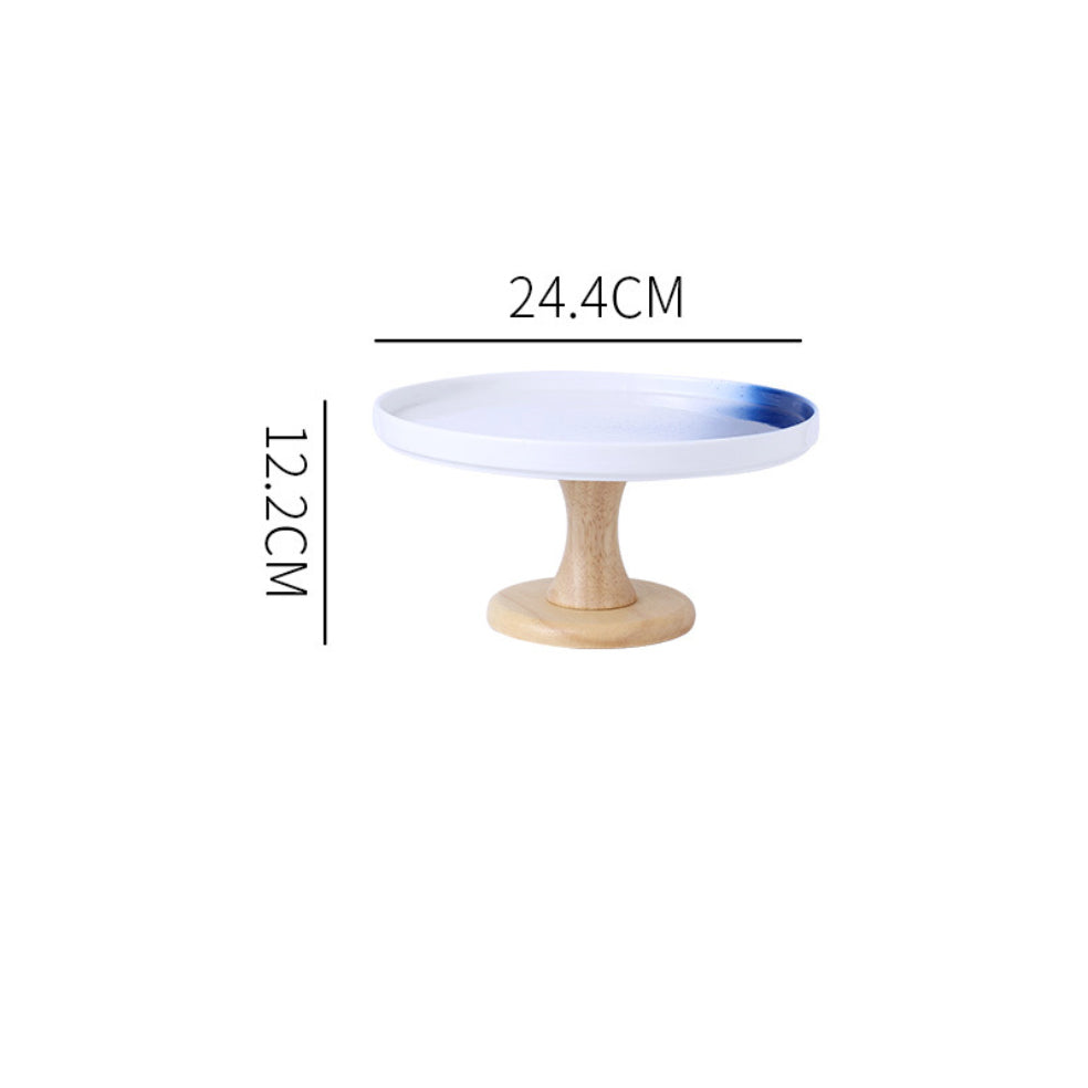 Cake Stand Blue And White 9.5 Inch Nestasia