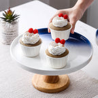 Cake Stand Blue And White 11 Inch Nestasia