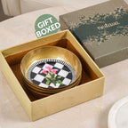 Lily Checkered Snack Bowl Set Of 4 Nestasia