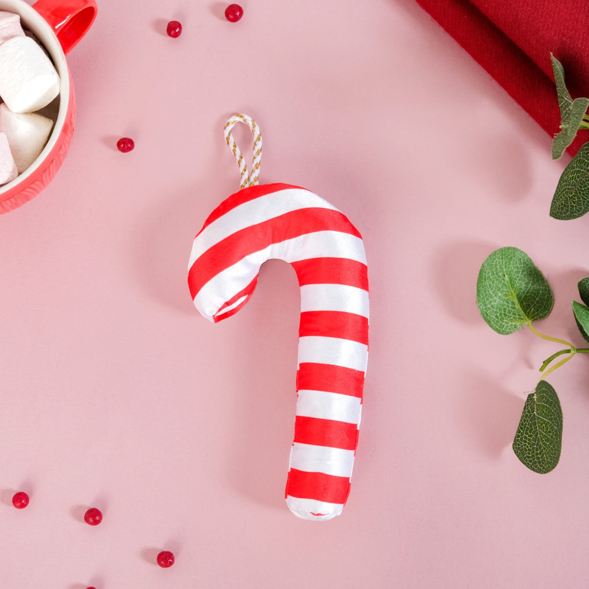 Candy Cane Christmas Ornaments Set Of 3 Nestasia