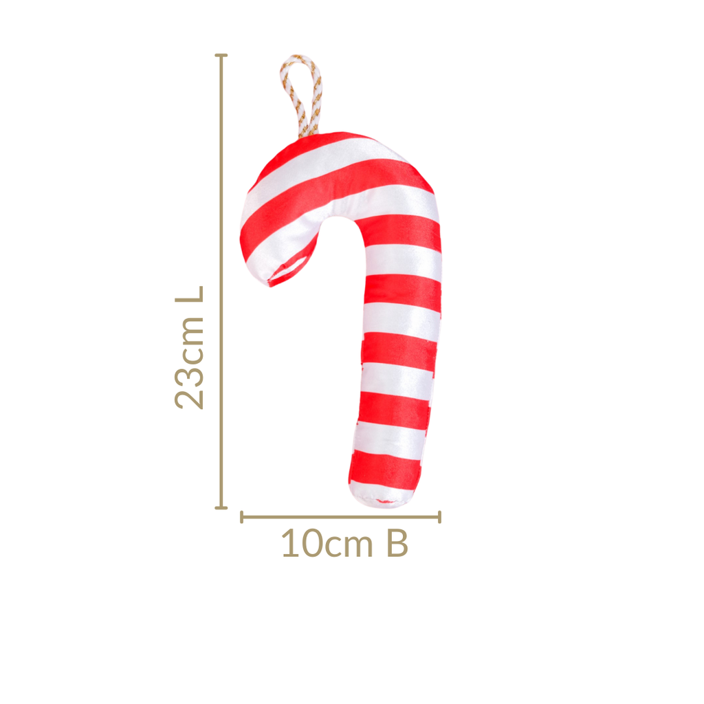 Candy Cane Christmas Ornaments Set Of 3 Nestasia