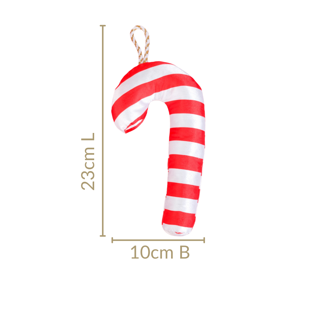 Candy Cane Christmas Ornaments Set Of 3 Nestasia